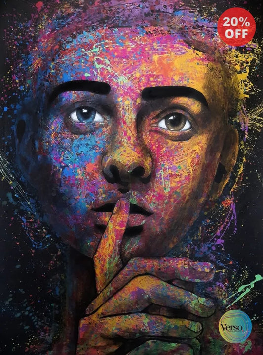 Keberucapan (The Speech) 60 x 80 cm / Acrylic / Unframed, shipped in a roll