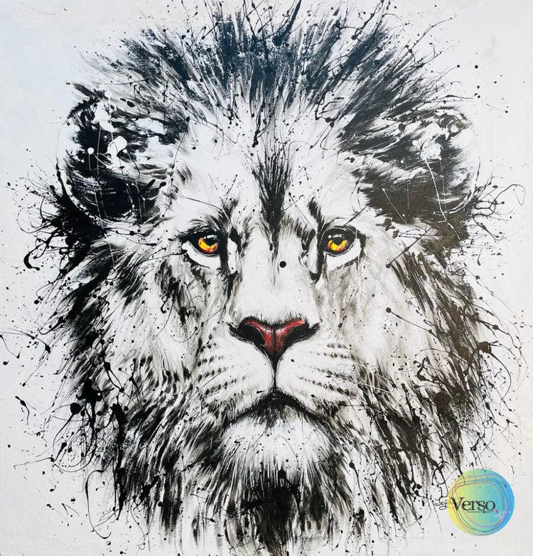 King of the Jungle 100 x 100 cm / Acrylic / Unframed, shipped in roll