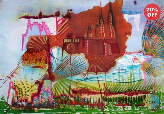La ciudad de la furia 100 x 70 cm / Watercolor / Unframed, shipped in roll