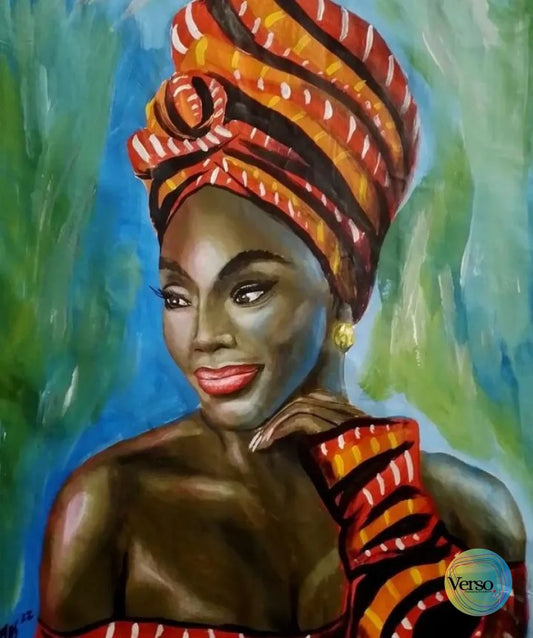 Lady II 50 x 70 cm / Acrylic / Unframed, shipped in a roll