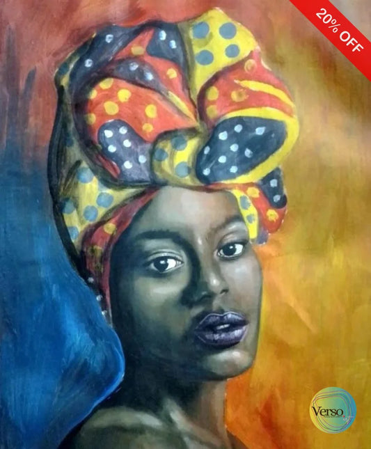 Lady III 50 x 70 cm / Acrylic / Unframed, shipped in a roll