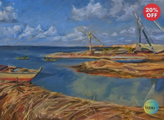 Lake Brullus 40 x 30 cm / Oil / Unframed, shipped in roll