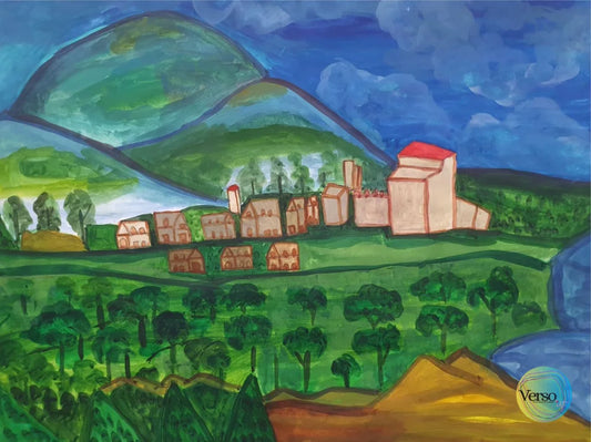 Landscape III 30 x 22 cm / Watercolor / Unframed, shipped in a roll