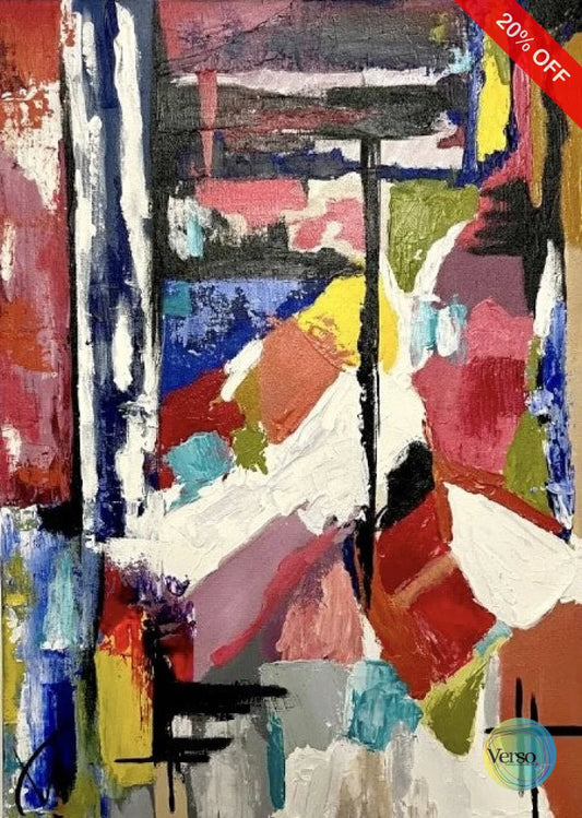 Life of color 50 x 70 cm / Acrylic / Unframed, shipped in a roll