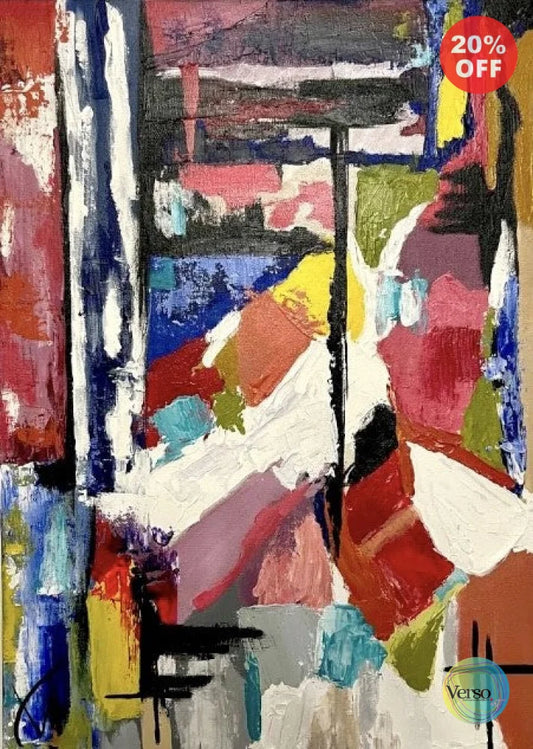 Life of color 50 x 70 cm / Acrylic / Unframed, shipped in a roll