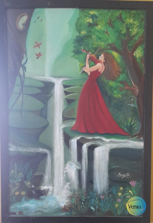 Life of Freedom 20 x 30 inch / Oil / Framed, shipped flat