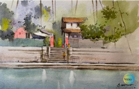 LITTORAL 35 x 25 cm / Watercolor / Unframed, shipped in roll