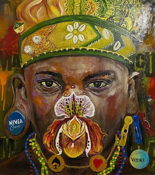 Macumba 50 x 55 cm / Acrylic / Unframed, shipped in roll