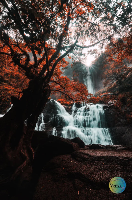 Magical Waterfall 60 x 40 cm / Print / Unframed, shipped in roll