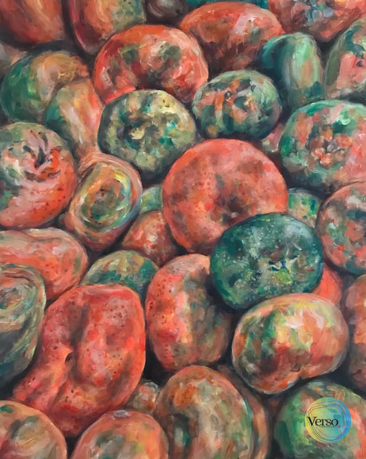 Mandarinas 30 x 40 cm / Acrylic / Unframed, shipped flat