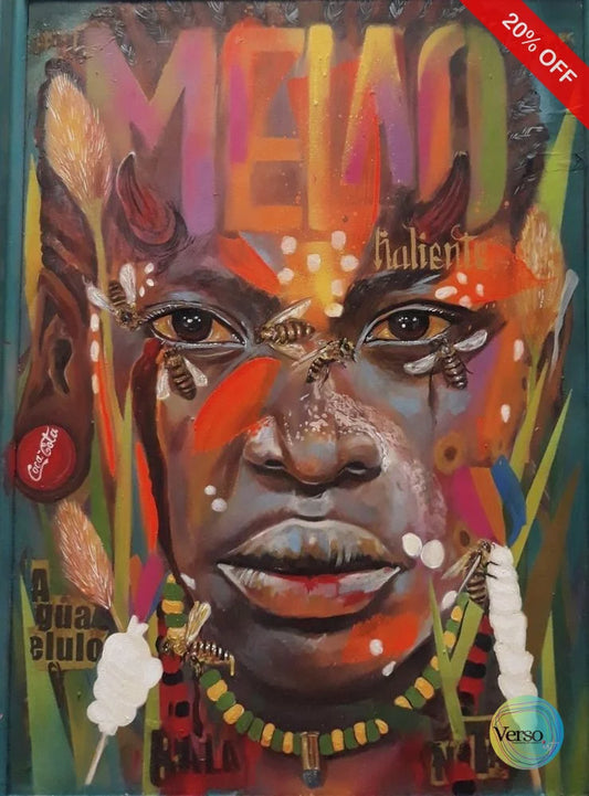 Melao Kaliente 70 x 100 cm / Acrylic / Unframed, shipped in a roll