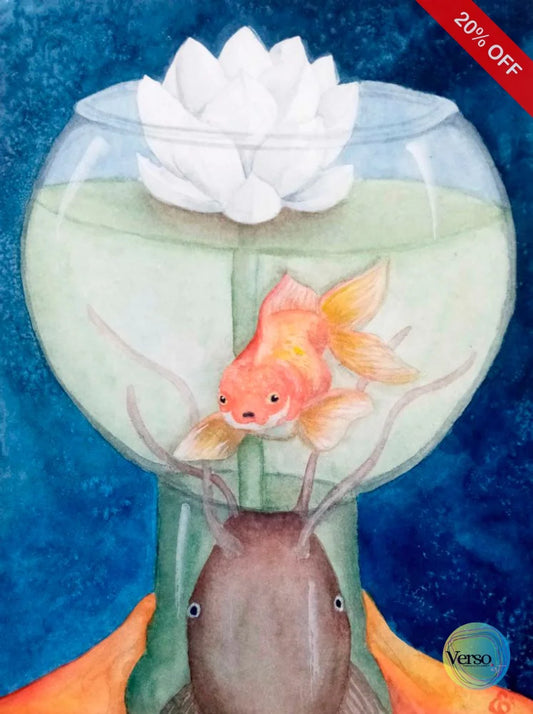 Mente Perfeccionista 21 x 28 cm / Watercolor / Unframed, shipped in roll