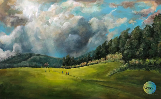 Message from Savanna 80 x 50 cm / Acrylic / Unframed, shipped flat