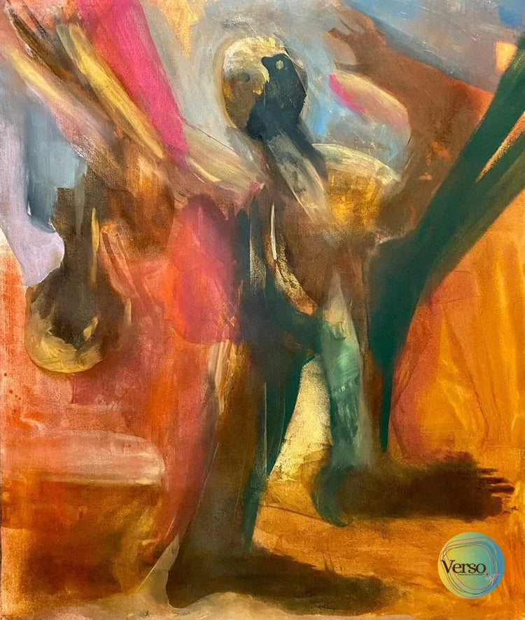 Mirrors 80 x 80 cm / Oil / Unframed, shipped flat