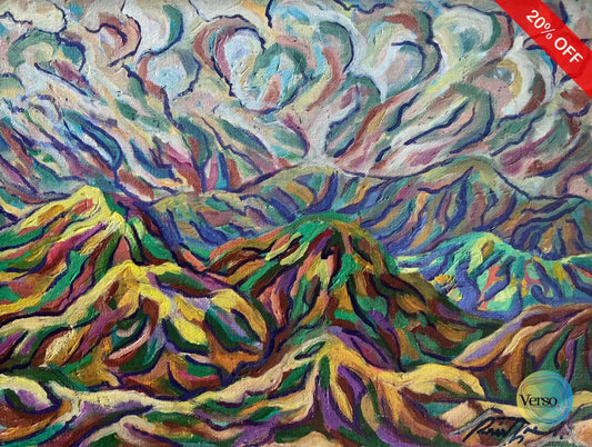 Montañas de Antioquia 30 x 23 cm / Oil / Unframed, shipped in roll