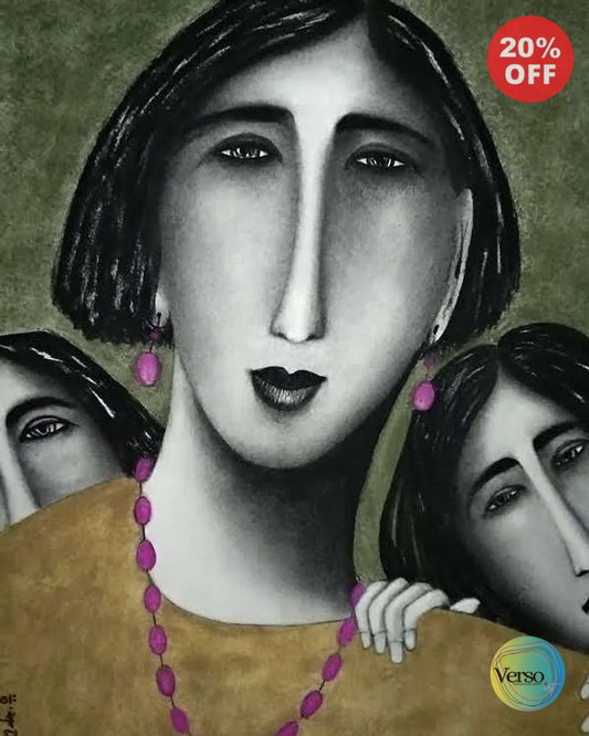 Mother and Daughters 50 x 70 cm / Mixed / Unframed, shipped in a roll