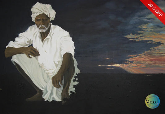 Native Soul 36 x 24 cm / Oil / Unframed, shipped in a roll