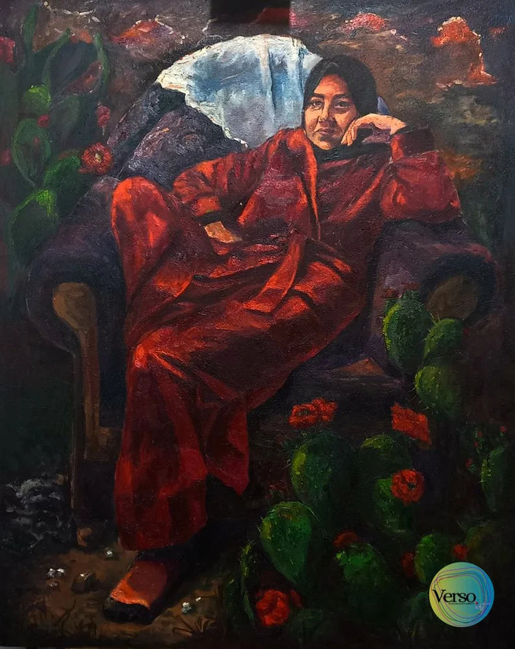 Patience 70 x 100 cm / Oil / Unframed, shipped in roll