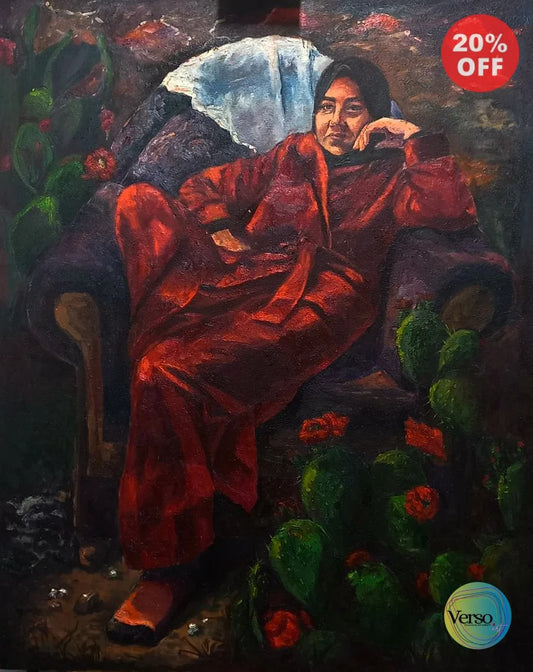 Patience 70 x 100 cm / Oil / Unframed, shipped in roll