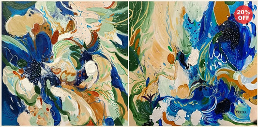 Pattern of Life - 100 x 50 cm / Mixed / Unframed, shipped in a roll
