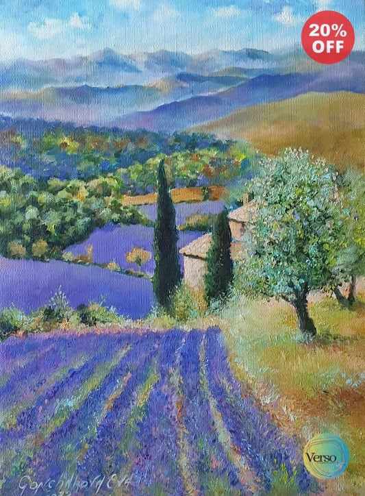 Provence 25 x 34 cm / Oil / Unframed, shipped in a roll
