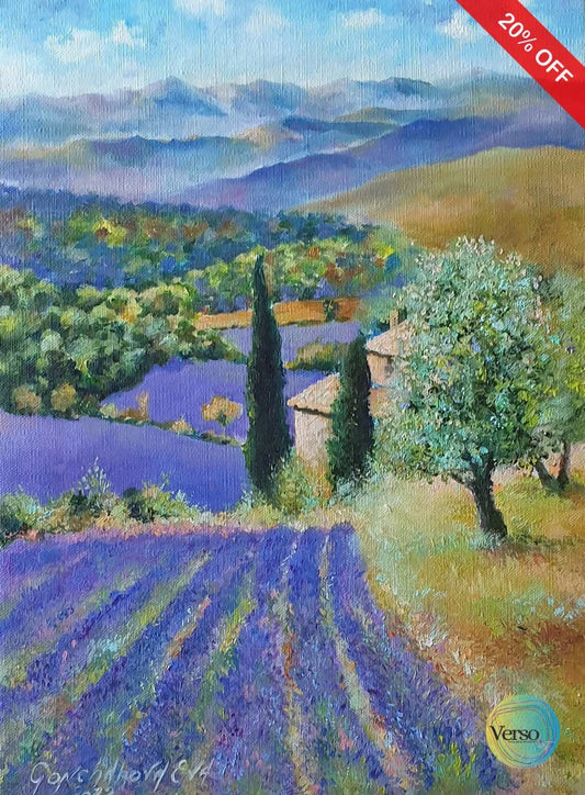 Province 25 x 34 cm / Oil / Unframed, shipped in roll