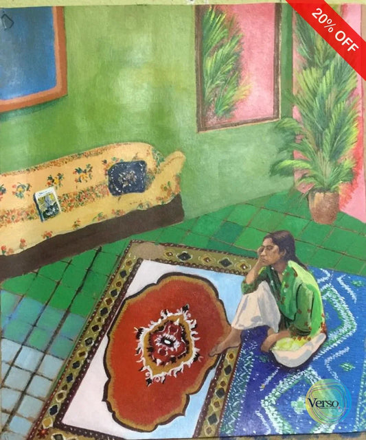 Quarantine Sadness 12 x 14 cm / Oil / Unframed, shipped in roll