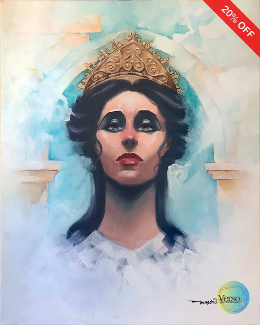 Queen Zenobia 40 x 50 cm / Acrylic / Unframed, shipped in roll