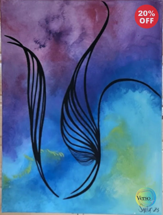 Reflejo 30 x 40 cm / Acrylic / Unframed, shipped flat