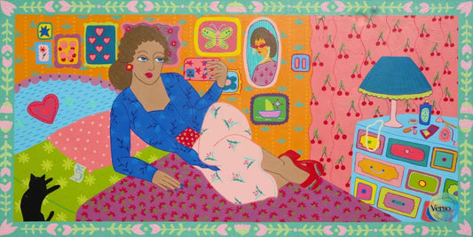 Relax... - 120 x 70 cm / Acrylic / Unframed, shipped in a roll