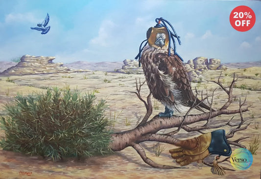 Rest after hunting 90 x 70 cm / Oil / Unframed, shipped in roll