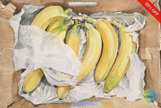 Ripe Banana 2 50 x 37 cm / Watercolor / Unframed, shipped in a roll