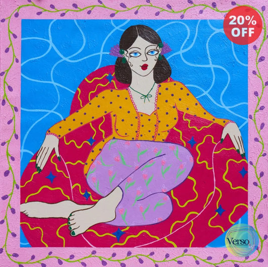 Riverside Daydreaming - 50 x 50 cm / Acrylic / Unframed, shipped in a roll