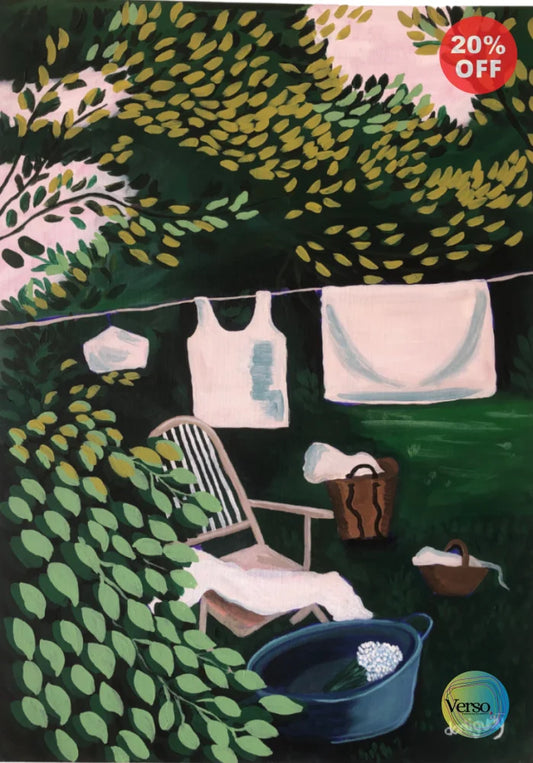 Ropa Colgada 50 x 70 cm / Acrylic / Unframed, shipped flat