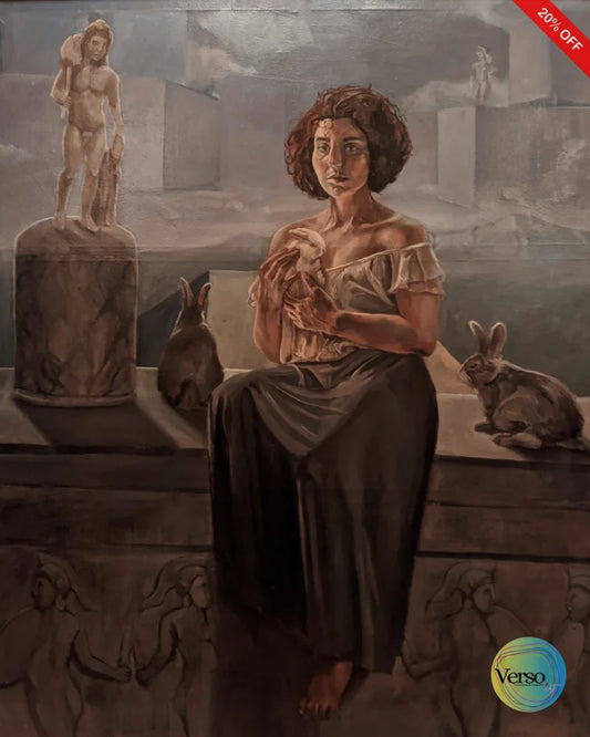 Sanctuary 150 x 180 cm / Oil / Unframed, shipped in a roll