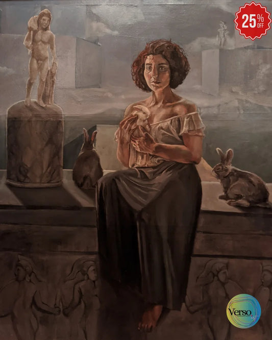 Sanctuary 150 x 180 cm / Oil / Unframed, shipped in a roll