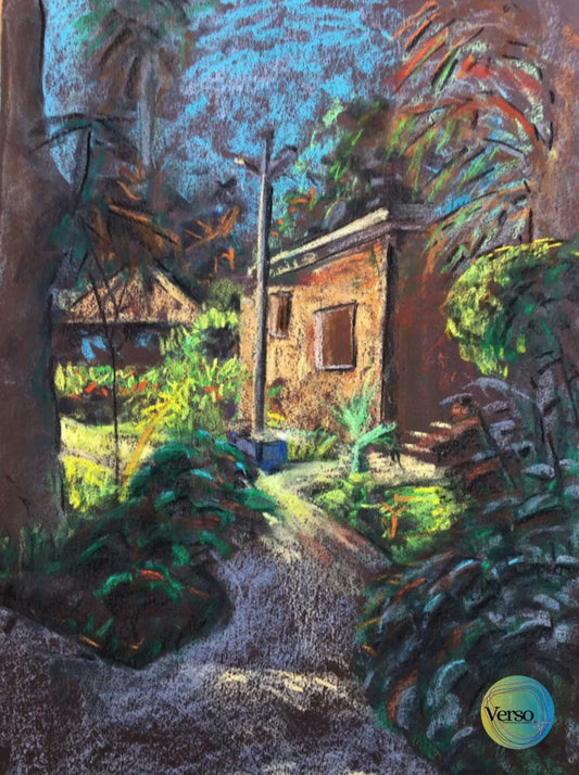 Shaqar Eldor 35 x 50 cm / Pastel / Unframed, shipped in a roll