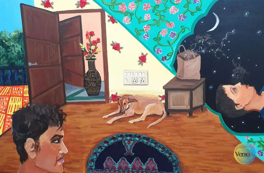 State of Mind 36 x 24 cm / Acrylic / Unframed, shipped in a roll