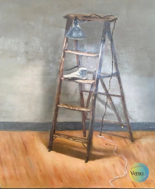 steps to success 32 x 42 cm / Oil / Unframed, shipped in a roll