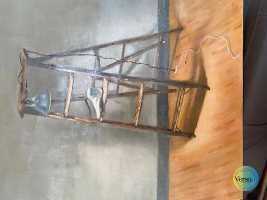 steps to success 32 x 42 cm / Oil / Unframed, shipped in a roll