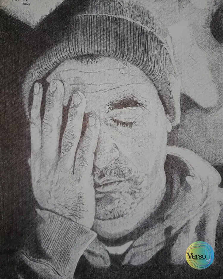 Strength in Vulnerability 20 x 28 cm / Pen & Ink / Unframed, shipped in roll