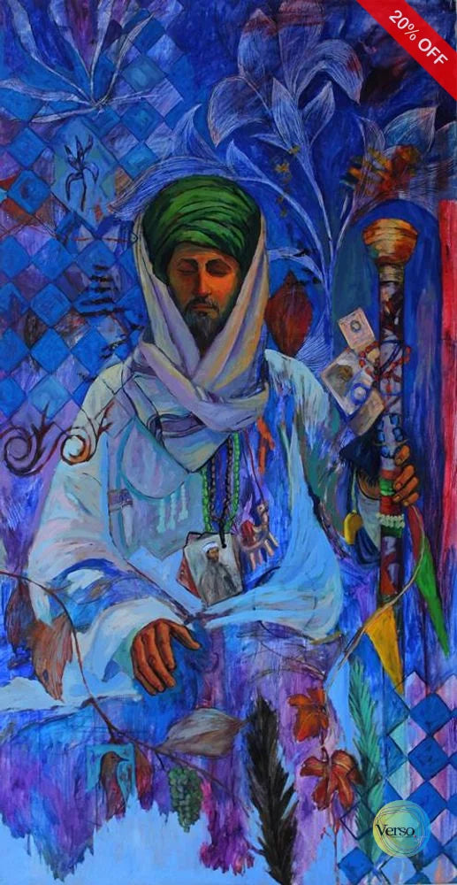 Sufi Man 90 x 190 cm / Oil / Unframed, shipped in roll
