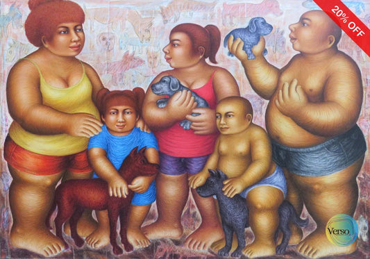 Sweet Moment 200 x 145 cm / Mixed / Unframed, shipped in a roll