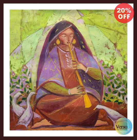 Tajurba Series 3 30 x 40 cm / Oil / Framed, shipped flat