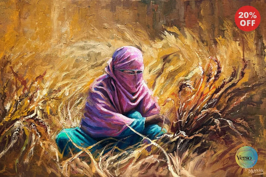 The Breadwinner Series 1 36 x 24 inch / Oil / Unframed, shipped in a roll