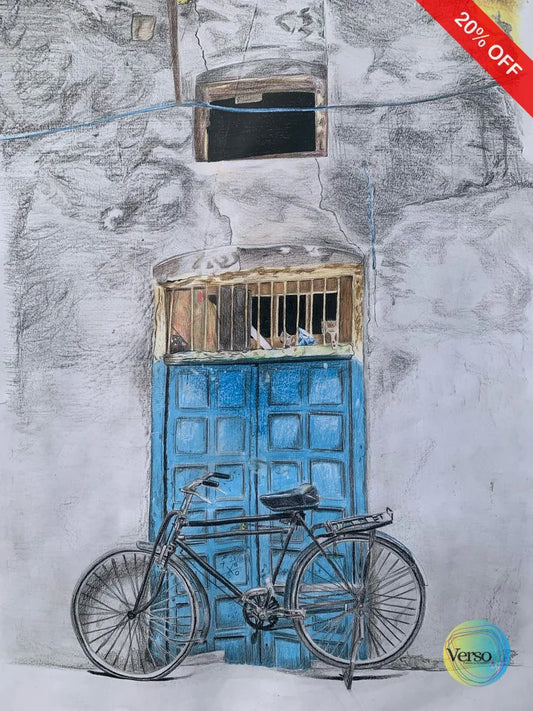 The Cycle that Stays 17 x 23 cm / Mixed / Unframed, shipped in roll