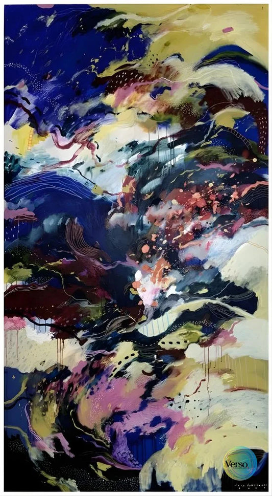 The Deep Expectation - 125 x 235 cm / Acrylic / Unframed, shipped in a roll