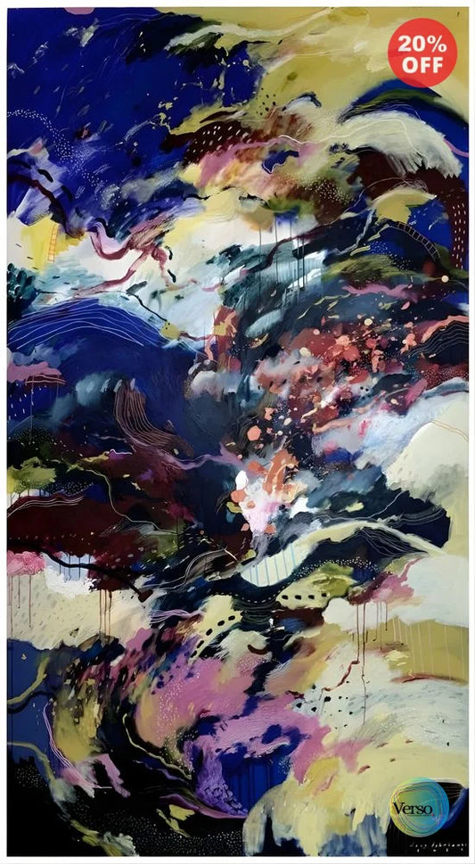 The Deep Expectation - 125 x 235 cm / Acrylic / Unframed, shipped in a roll