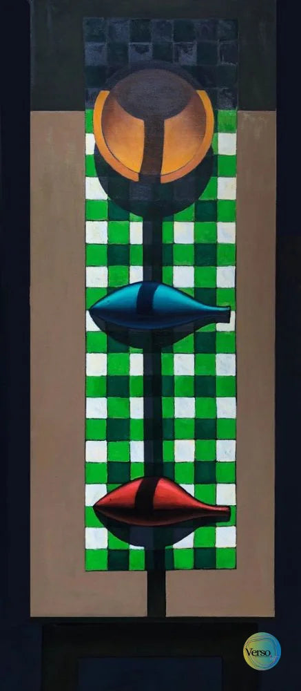 The Feast 1 73 x 164 cm / Oil / Unframed, shipped in roll