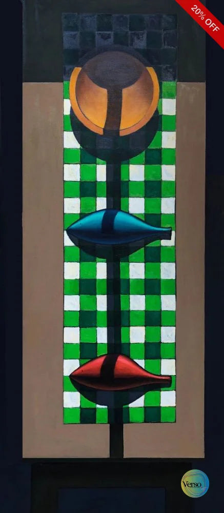 The Feast 1 73 x 164 cm / Oil / Unframed, shipped in roll